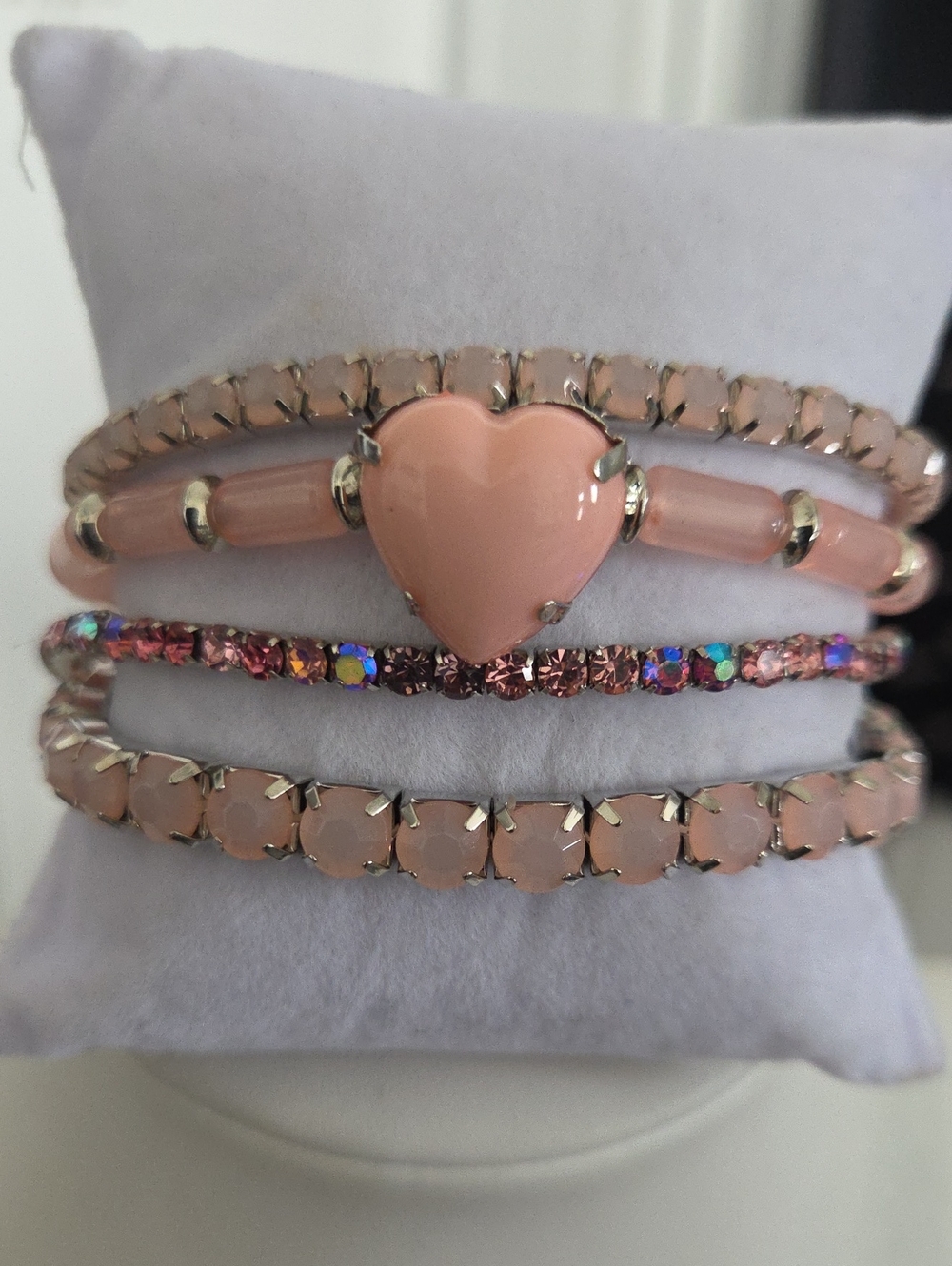Paparazzi True Love's Theme Pink Bracelet NWT